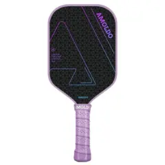 Aukfa Carbon Fiber Pickleball Paddle &ndash; 10K 3D Texture Thermoformed One-Piece Design with Fabric Woven Surface & 16mm PP Honeycomb Core