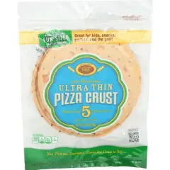 Golden Home Whole Grain Ultra Thin Pizza Crust 7 Inch - Case of 10/8.75 oz