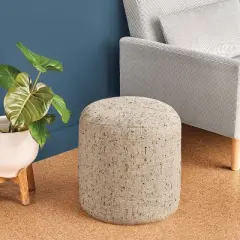 Speckled Pouf Ottoman Speckled Beige- Room Essentials&trade;