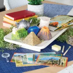 MindWare Dig It Up! Ancient Artifacts Fossil Excavation Kit -  Includes 6 Uniquely Shaped Historical Pods