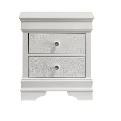 Blaze Modern Style 2-Drawer Night stand Made with Wood in White same asG150108720 (NJ inventory)