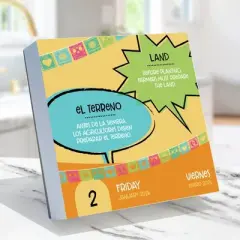 TF Publishing 8.75"x5.5" 2026 Spanish Words Daily Desktop Calendar