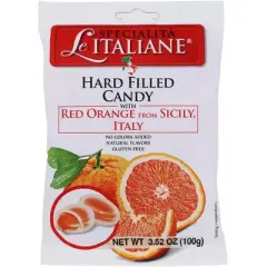 Le Specialita Italiane Candy with Red Orange - Pack of 12 - 3.52 OZ