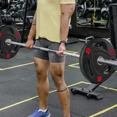 Weight Plates 2-Inch Rubber Coated Olympic Cast Iron Grip Plates Bumper Plates in Pairs or Single for Strength Training