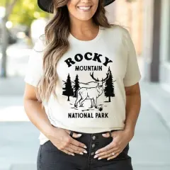 Simply Sage Market Women's Vintage Rocky Mountain National Park  Short Sleeve Graphic Tee