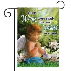 Briarwood Lane Spring Garden Flag 12x18 For Outdoor Praying Angel Bereavement For Spring Garden Flag Flags For Outside