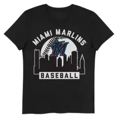 MLB Miami Marlins Girls' Crew Neck T-Shirt