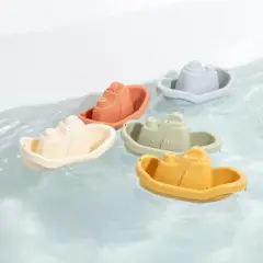 Floating Boats Bath Toys for Babies & Toddlers, Bath Toy Set for Kids, Mold-Free Water Table Toys, Fun & Educational Bath Toys for Kids