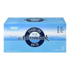 Adirondack Sparkling Seltzer Water Original - Case of 3/8 pack, 12 oz