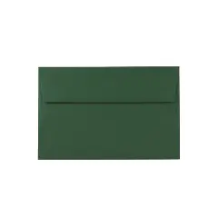 JAM Paper A9 Invitation Envelopes 5.75 x 8.75 Dark Green 50/Pack (157459i) 157459I