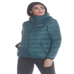 Members Only Women's Solid Packable Oversized Jacket