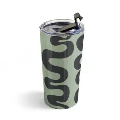 Camilla Foss Brook Travel Mug 20 oz Stainless Steel Travel Mug - Deny Designs