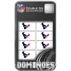 MasterPieces Officially Licensed NFL Houston Texans 28 Piece Dominoes Game for Adults
