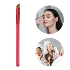 Unique Bargains 4pcs Eyebrow Brush, Concealer, Multifunction Three-Dimensional Concealer Makeup Brush Coffee L