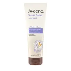 Aveeno Stress Relief Exfoliating Body Scrub - Lavender - 8oz