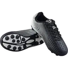 Vizari Men's Stealth Firm Ground Kids Outdoor Soccer Cleats | Athletic Football Shoes for Adult and Teens | Professional Futsal Football Training Soccer Shoes