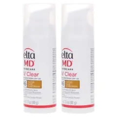 EltaMD UV Clear Broad Spectrum SPF 46 Tinted Face Sunscreen 1.7 oz 2 Pack