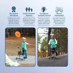 KneeRover Knee Walker Jr Pediatric and Smaller Adult Knee Scooter Blue