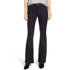 Articles of Society Womens Solid Flared Jeans