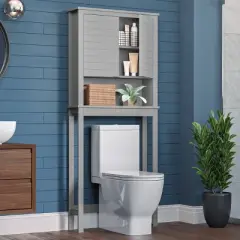 Madison Collection Spacesaver Etagere Gray - RiverRidge Home