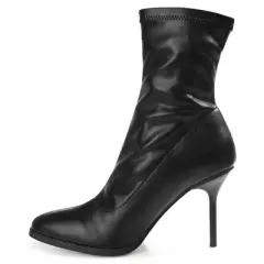 Journee Collection Womens Gizzel Almond Toe Stiletto High Ankle Booties