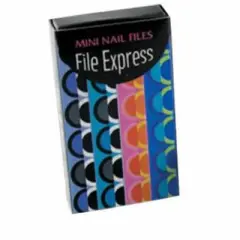 Speert Professional Nail File (12 Pack) Circular Design Assorted Colors 2.5"Inch