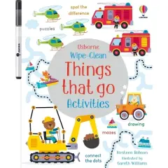 Wipe-Clean Things That Go Activities - (Wipe-Clean Activities) by  Kirsteen Robson (Paperback)