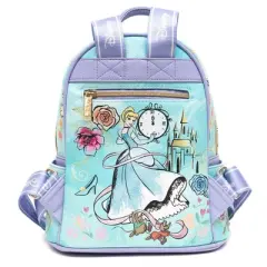 Disney Cinderella 11" Vegan Leather Fashion Mini Backpack - Wondapop 