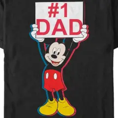 Men's Mickey & Friends Father's Day #1 Dad T-Shirt