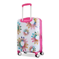 Sarah Jessica Parker Hardside Expandable Carry On Spinner Suitcase - White Shoe Wheel