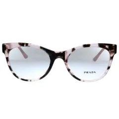 Prada PR 05WV ROJ1O1 Womens Butterfly Eyeglasses Pink Havana 53mm