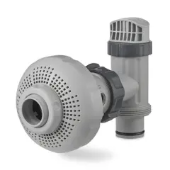Intex 26004E Above Ground Swimming Pool Inlet Air Water Jet Replacement Part Kit; Includes Plunger Valve, Strainer Connector, Strainer Grid, etc.
