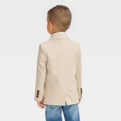 Toddler Boys' 'Button-Front' Blazer - Cat & Jack&trade; Beige
