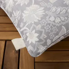 MARTHA STEWART Distressed Jacobean Indoor Outdoor Decorative Lumbar Pillow 2-Pack Set