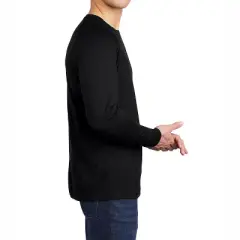 Mafoose Men's Tri-Blend Long Sleeve Wicking Raglan Tee for Active Comfort