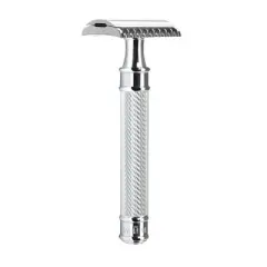 M&Uuml;HLE Traditional Large Chrome Safety Razor - Open Comb