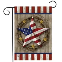 Briarwood Lane Everyday Garden Flag 12x18 For Outdoor American Barn Star Garden Flag Flags For Outside
