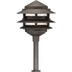 John Timberland Pagoda and Spotlight 10-Piece LED Landscape Light Set