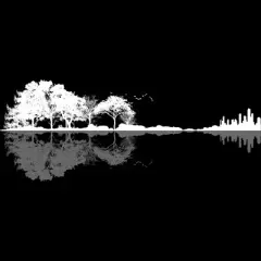 Men's Design By Humans Nature Guitar By Maryedenoa T-Shirt