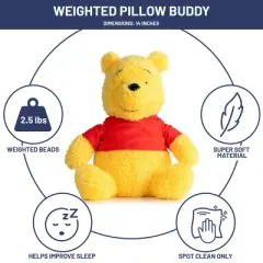 Jay Franco Winnie the Pooh Fuzzy Weighted Pillow Buddy