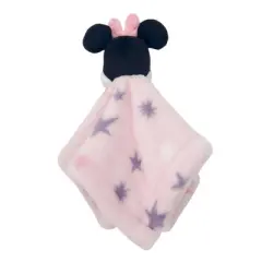Lambs & Ivy Disney Baby Minnie Mouse Plush Security Blanket - Pink
