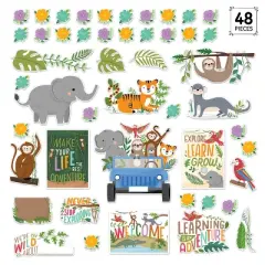 Creative Teaching Press&reg; Jungle Friends Bulletin Board Set, 48 Pieces