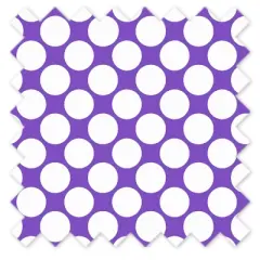Bacati - Large Dots Crib/Toddler Bed Skirt - Purple