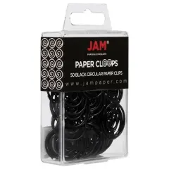 JAM Paper 50pk Circular Paper Clips
