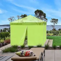 InstaHibit Set of 4 Sidewall UV30+ Fits 10x10ft Canopy Tent Zipper Outdoor Party Green