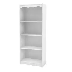 48" Hawthorn Tall Bookcase White - Corliving&reg;