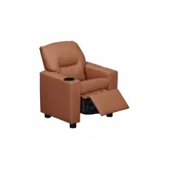 Olive & Opie Oakley Vegan Leather Kids' Recliner Chair