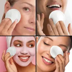 Glamlily Reusable Cotton Rounds, Makeup Remover Face Pads, Removal Cloths with Storage Holder Bag
