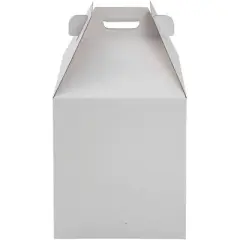 O'Creme Packaging Plain Tall White/Kraft Cake-Carrier Box 14" x 14" x 16" High - Pack of 3