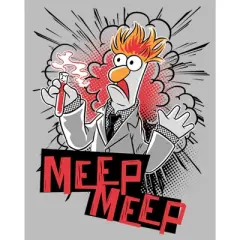 Men's The Muppets Beaker Meep  T-Shirt - Athletic Heather - 4X Big Tall